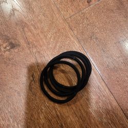 Black Hair Rubber Band(100 Pc)