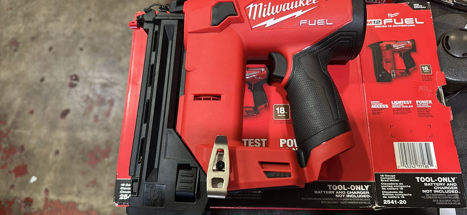 Milwaukee m12 18g Brad nailer tool only $230 (financing available)
