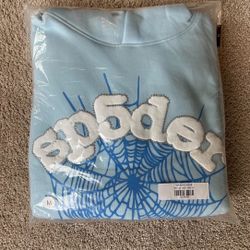 Sp5der Hoodie Blue (Can Negotiate)