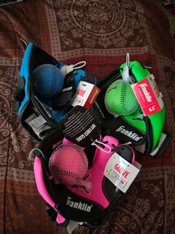 Kids teeball n glove