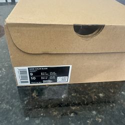 Women Nike Calm Slides Khaki – Brand New – Size 9 / 10 – $55