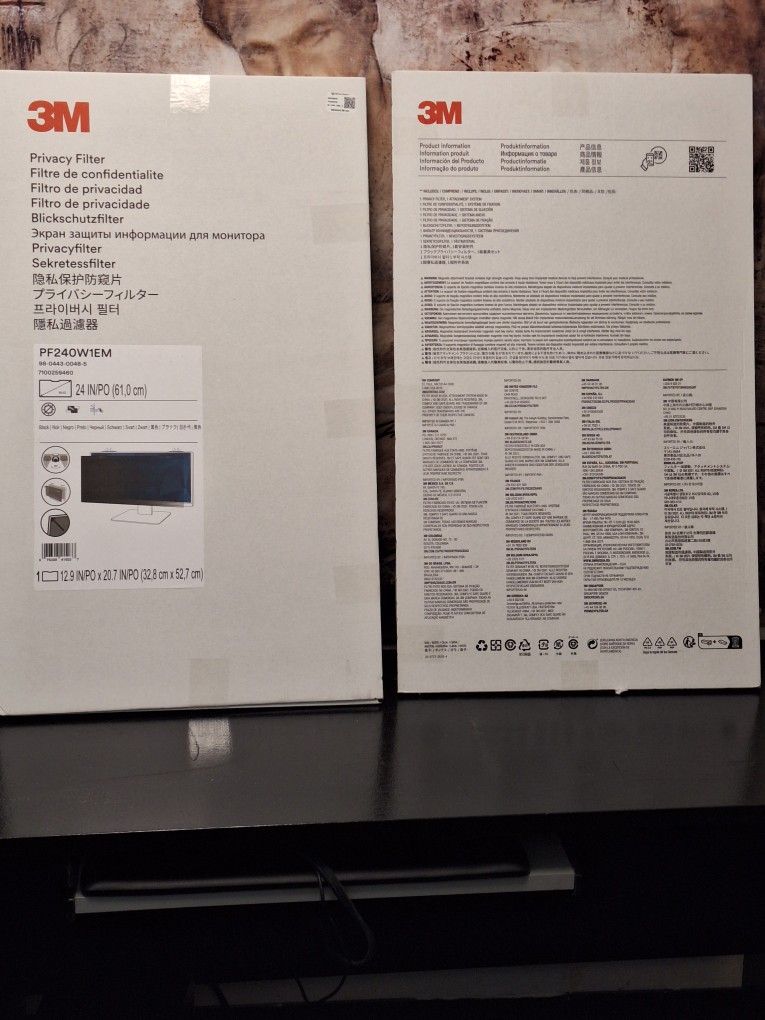 Privacy Filter 3M 12.9iN X20.7in/po(328cmx52.7cm)