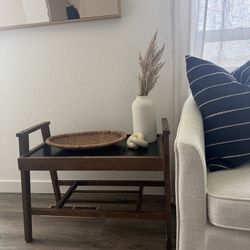 Vintage Mid-Century Modern, MCM Wood Bar Cart, Side Table, Coffee Table