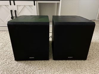Sony SACS9 10-Inch Active Subwoofers Black PAIR