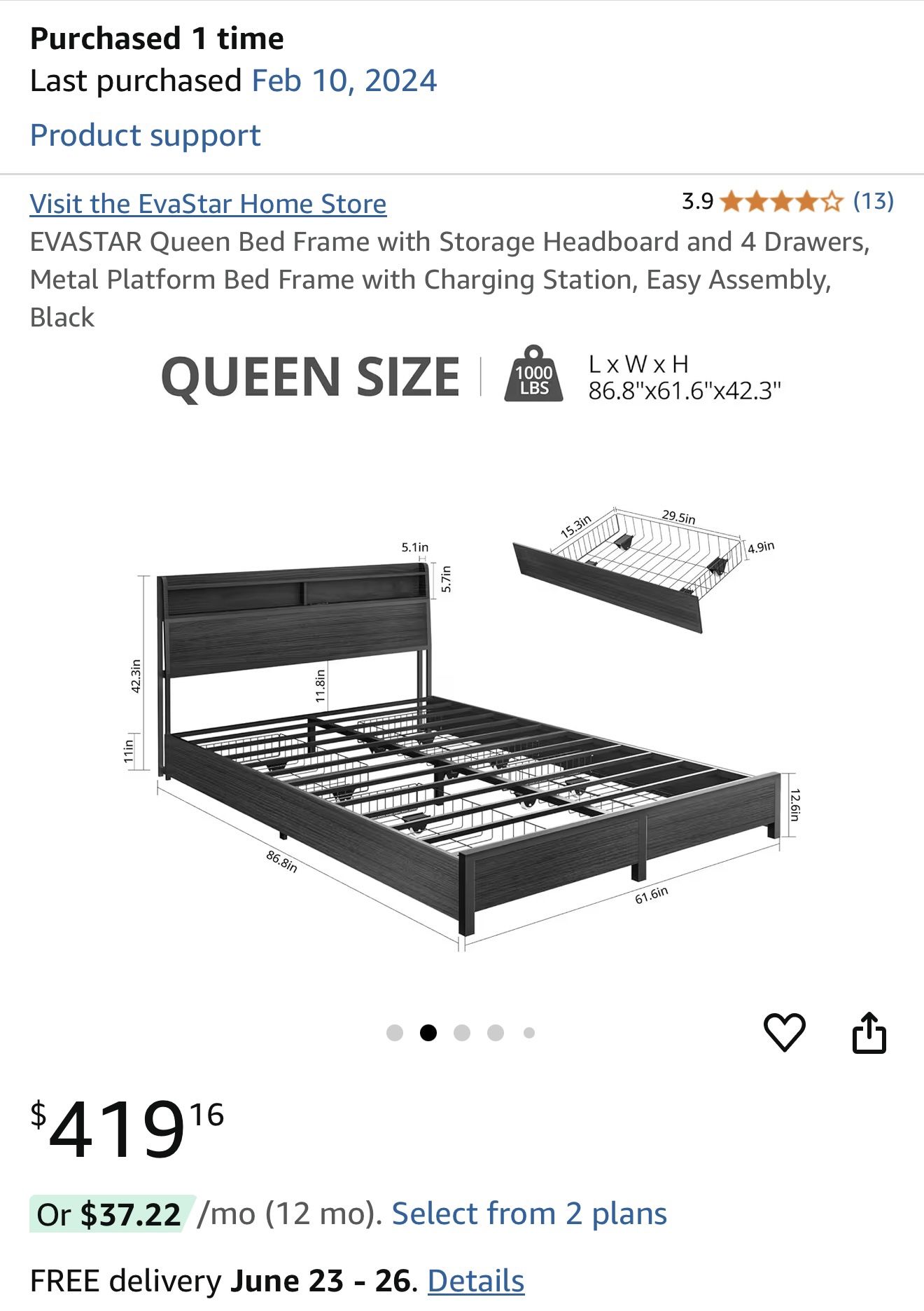 Queen Bed Frame