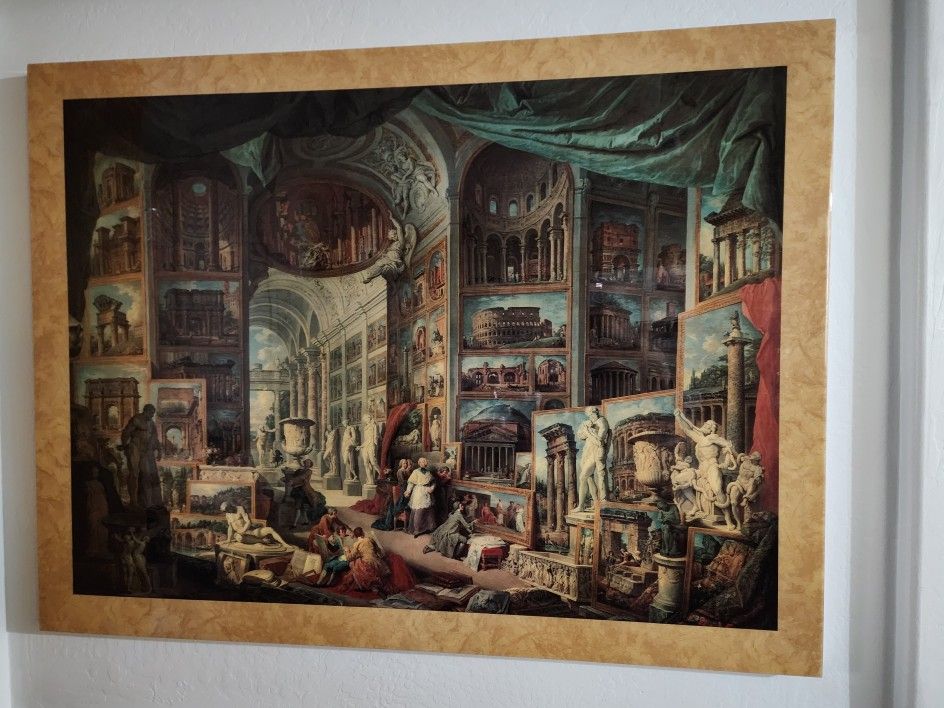 HUGE Magnificent Wall Art - "Ancient Rome" by Giovanni Paolo Panini