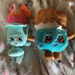 Shopkins Plush 7 Inch Icecream And Chocolate 🍫 