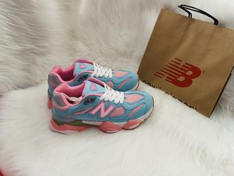 New Balance 9060 “Cotton Candy” Pink Blue Women’s Sneakers – Trendy Running Shoes (New in Box)