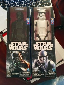 Star Wars Collectibles Rogue One Death Trooper and Storm Trooper