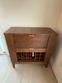 Crate & Barrel Parker Spirits Bourbon Cabinet