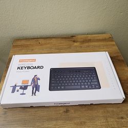 Fatelegend Bluetooth Multi-Device Keyboard, Rechargeable Wireless