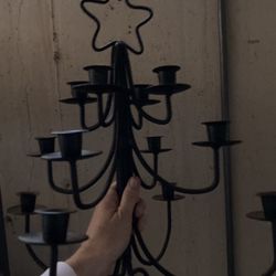 Super vintage Christmas tree candle holder 