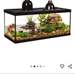 Tetra Tetrafauna 20-Gallon Deluxe Aquatic Glass Turtle Tank Starter Kit