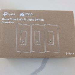 Kasa Smart Wi-Fi Light Switch - 3pk New In Box