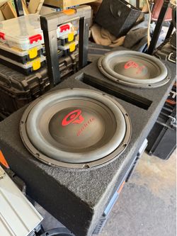 Cerwin Vega 2000 watt amp and 12 inch woofer