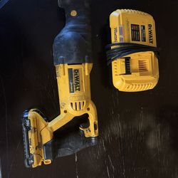 Dewalt Sawzall With Battery And Quick Charger