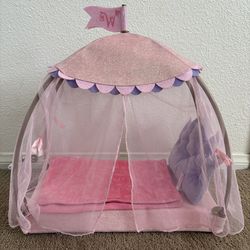 American Girl WellieWishers Doll Tent Pink Purple