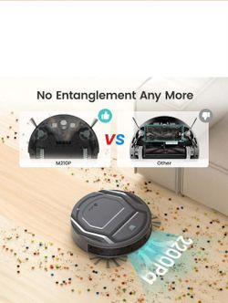 Lefant M210 Pro Robot Vacuum, Slim Quiet, 3 Adjustable Suction Levels, 6 Modes, Robot Vacuum Cleaner for Pet Hair, Hard Floors & Low Carpets, Self-Cha