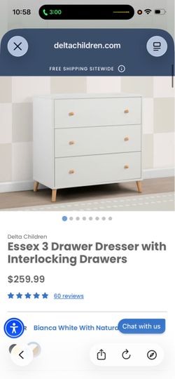 Delta Children Essex 3 Drawer Dresser
