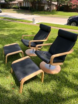 IKEA Poang with Swivel