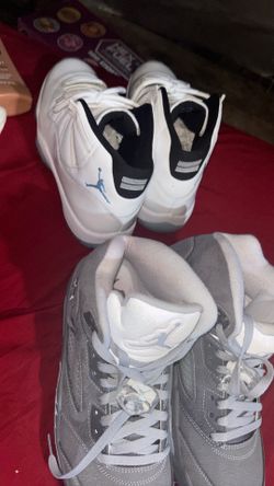 Jordan cool grey 5S and Jordan 11s blue legend