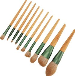 YUWAKU 10-Piece Makeup Brush Set