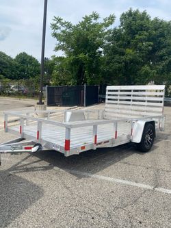 2026 (7x12) SPORT HAVEN ALUMINUM UTILITY TRAILER! Less than 100 miles!! Still new!!