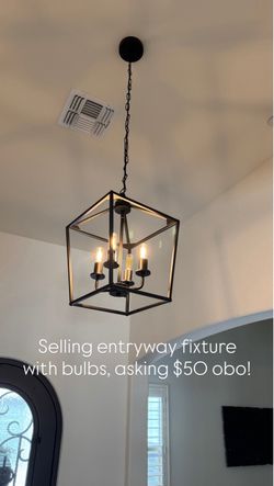 4 Light Lantern Chandelier