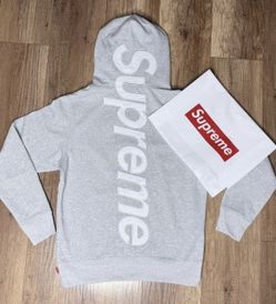 Supreme  Satin Aplique hooded sweatshirt/Hoodie