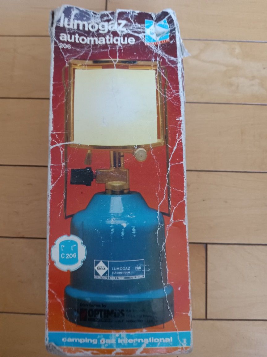 Vintage Lumogaz Automatique 206 Lamp Gazebo Camping