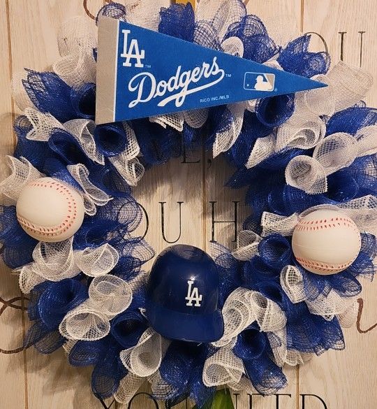 Dodger Wreath