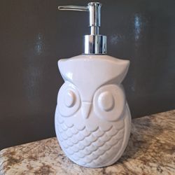 Owl Soap Dispenser (Or Use as a Vase)