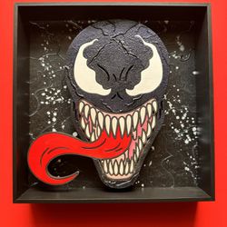 Custom made Venom shadow box