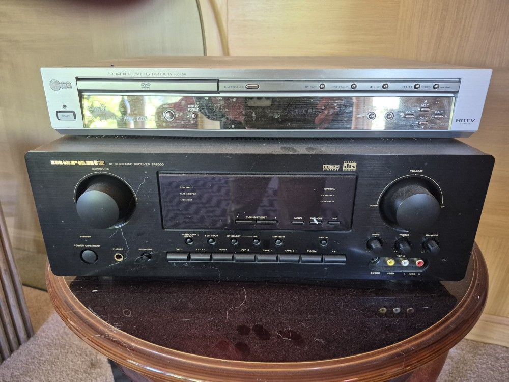 LG Digital Receiver/DVD Player. Marantz Surround Sound Receiver