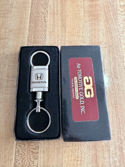 Honda Logo Metal Valet Keychain