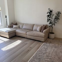 Custom Leather Pottery Barn Sectional