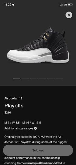 Jordan 12 Retro Playoffs