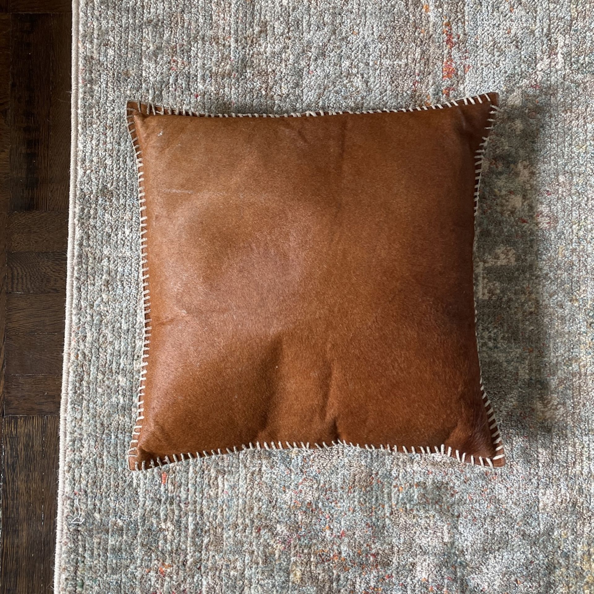 Arhaus Square cowhide Pillow