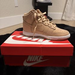 nike dunk high lighy brown