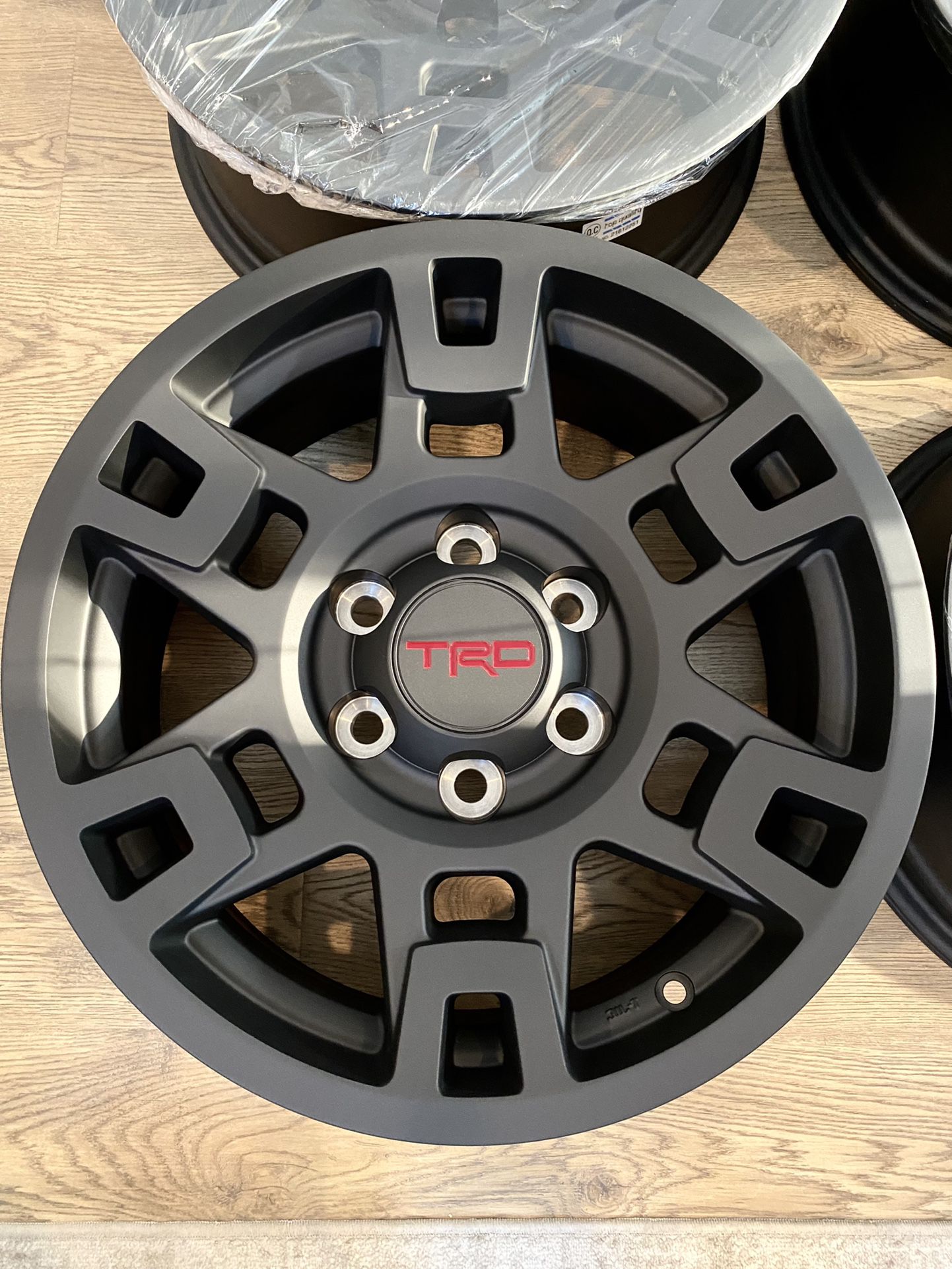 Genuine Toyota 17” TRD PRO Matte Black Wheels Brand NEW!! 