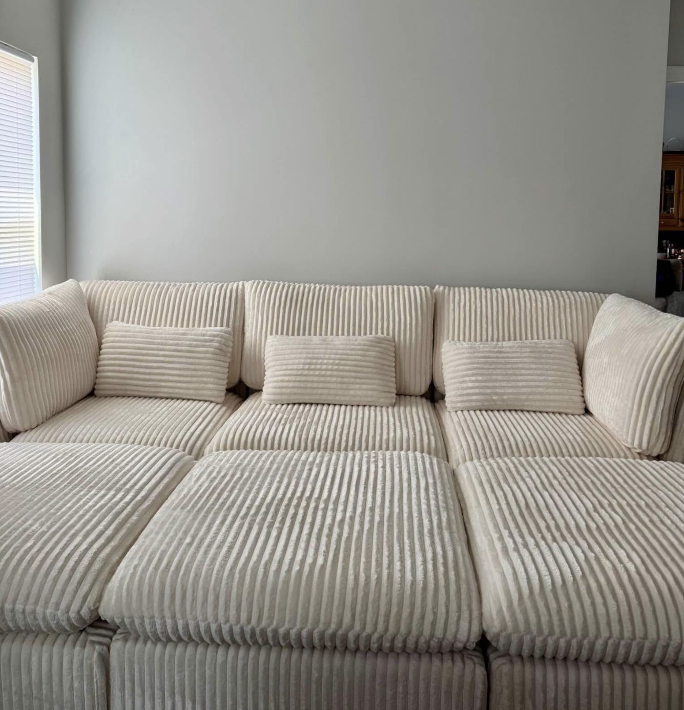 CORDUROY SLEEPER SECTIONAL 😍😍