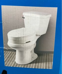 Carex Elongated Raised Toliet Seat, 3 1/2" Height, White, 300 lb Weight Capacity