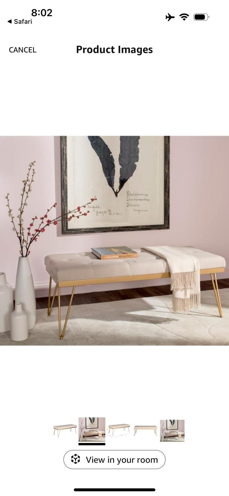 Tufted Bench