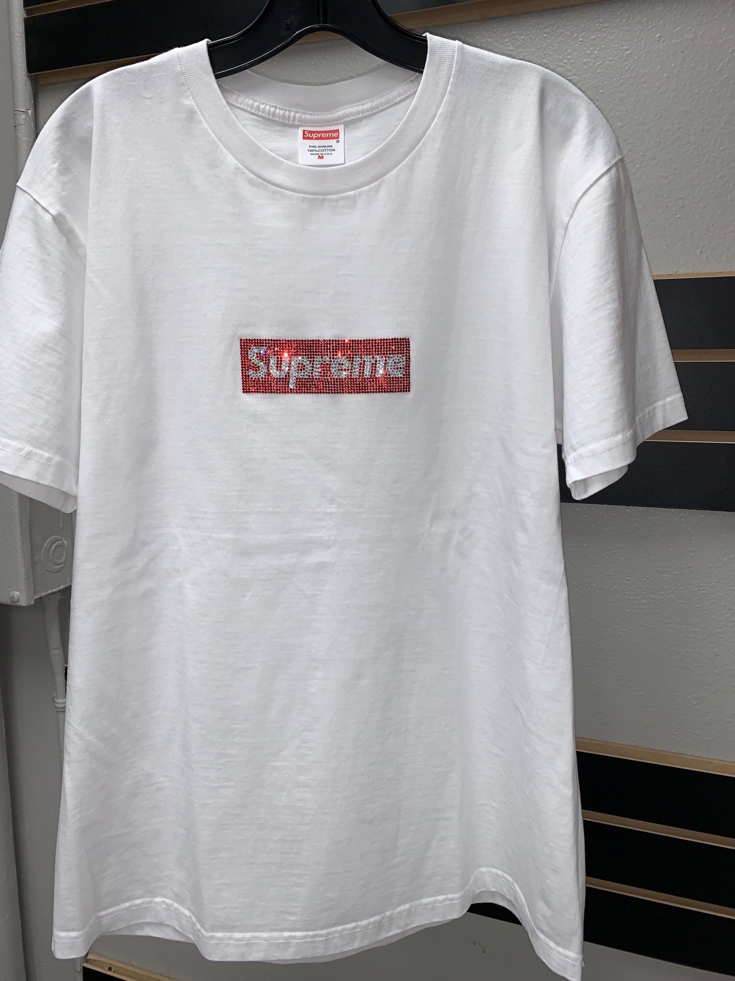 Supreme Swarovski box logo