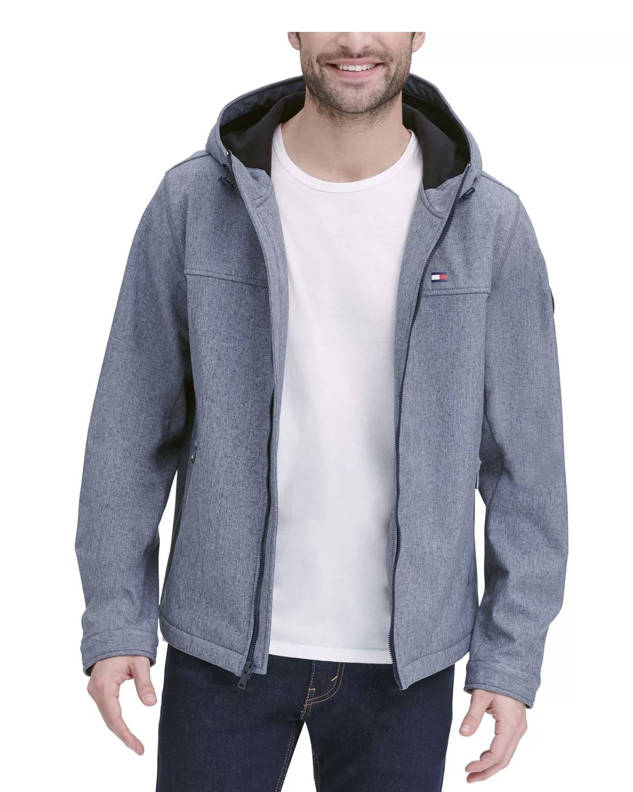 Tommy Hilfiger Men's Hooded Soft-Shell Jacket, Created for Macy's