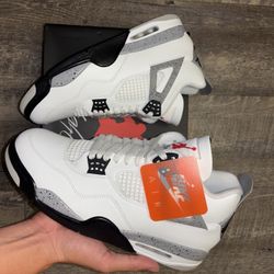 Jordan 4 Retro White Cement 
