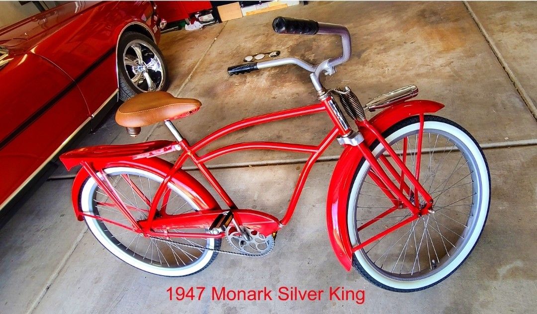1947 Monarck Silver King Bicycle 