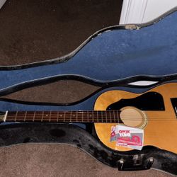 Vintage Parlor Acoustic Guitar w/ Original Hard Case — Small Body Folk / Blues — Project Guitar