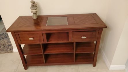 Wood Console Table