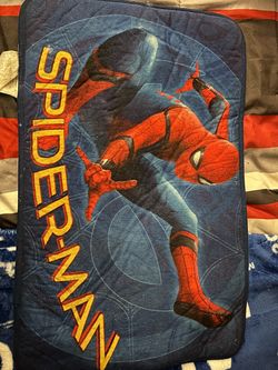 Spider-Man Rug w/Avengers Poster